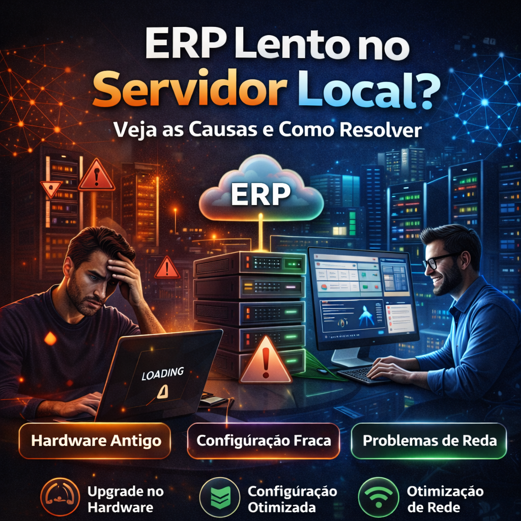 ERP Lento no Servidor Local? Veja as Causas e Como Resolver