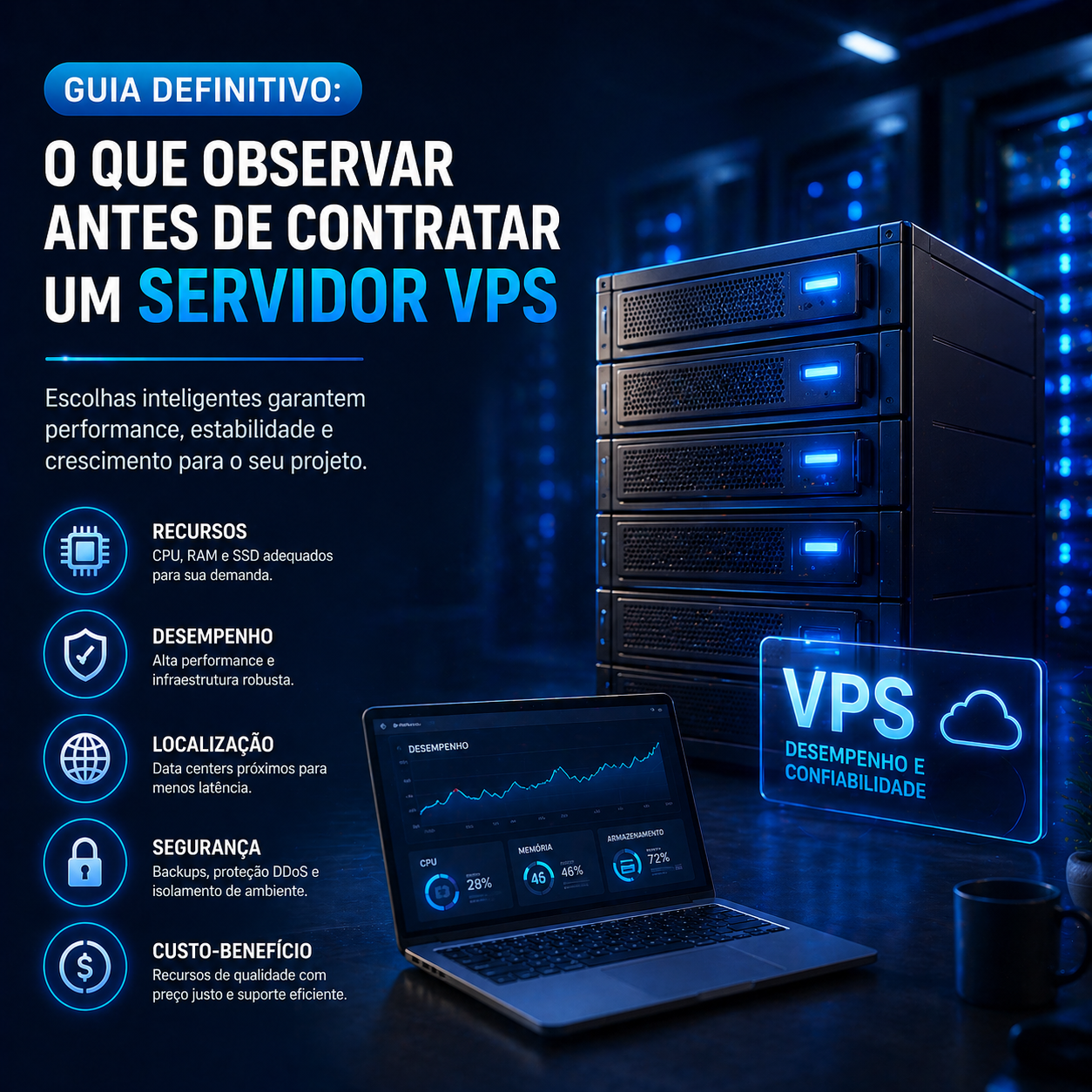 Guia definitivo: O que observar antes de contratar um servidor VPS