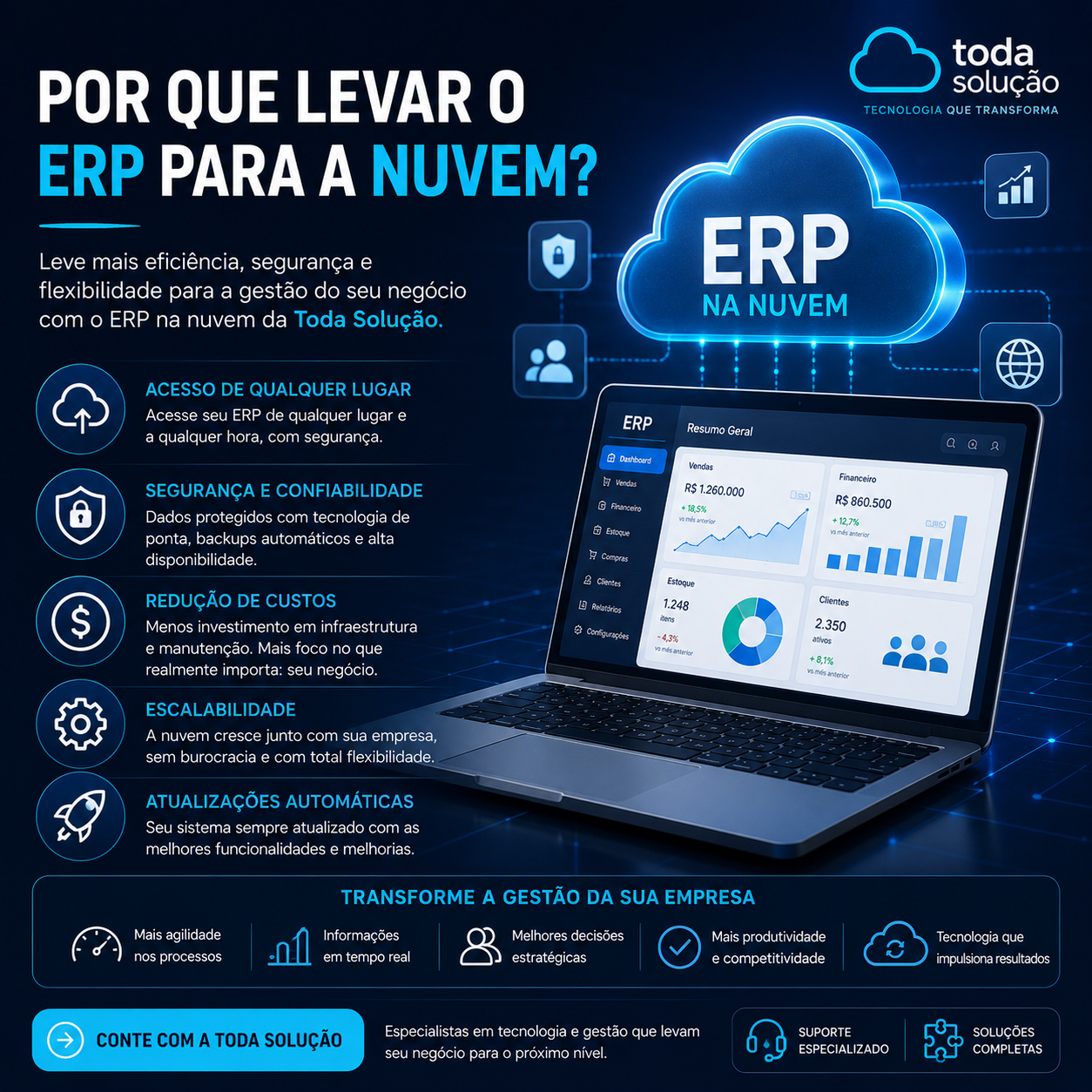 Migrar ERP para Nuvem: Guia Técnico e Vantagens