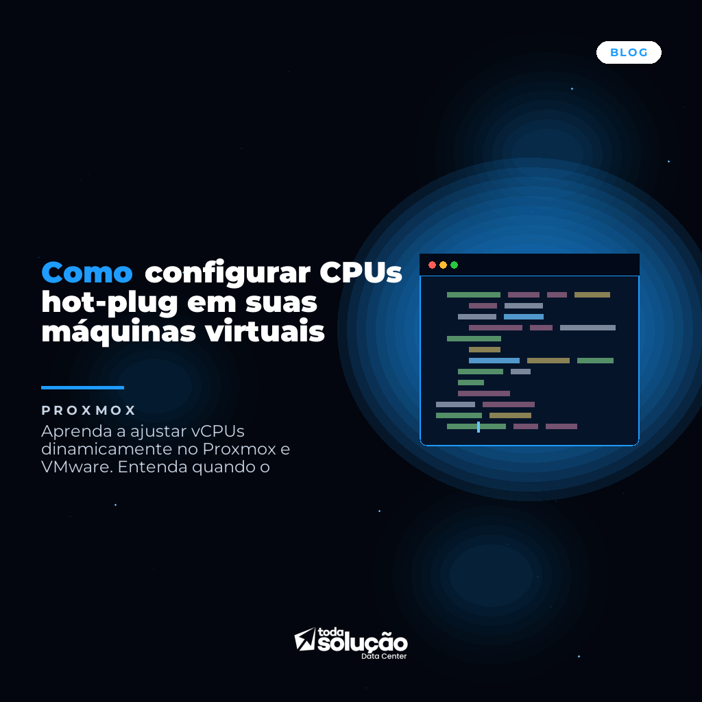 Configurar CPUs Hot-Plug em VMs: Guia Prático para Proxmox