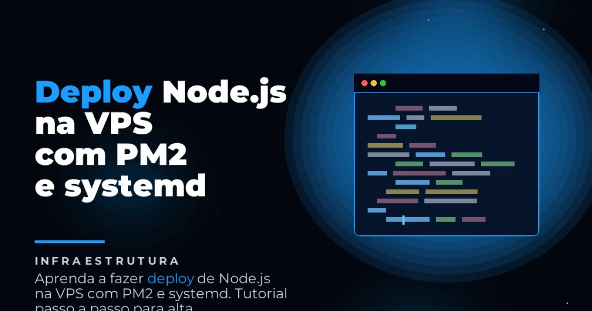 Deploy Node.js na VPS com PM2 e systemd