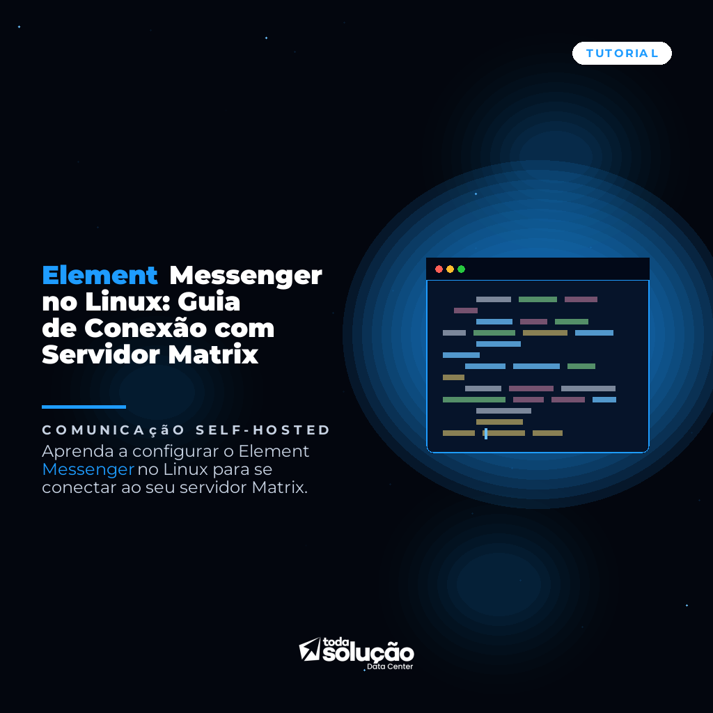 Element Messenger no Linux: Guia de Conexão com Servidor Matrix