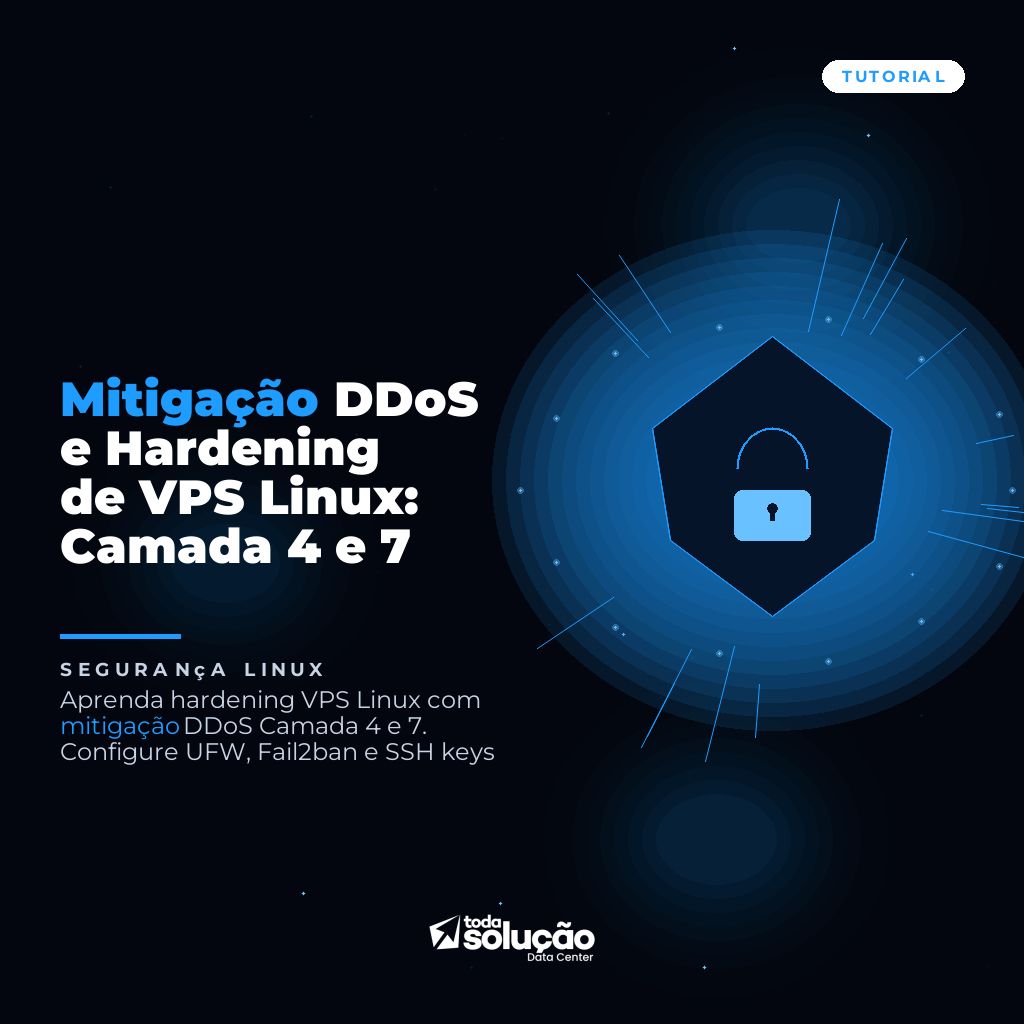 Mitigação DDoS e Hardening de VPS Linux: Camada 4 e 7