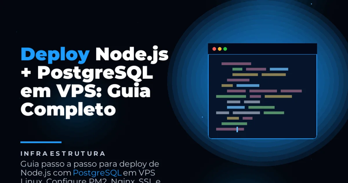 node rest api with postgresql- javascript ep 2 -... Deploy Node.js + PostgreSQL em VPS: Guia Completo