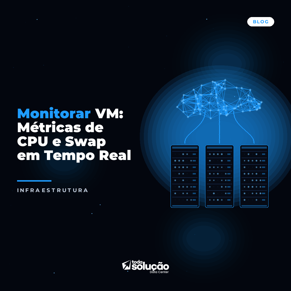 Monitorar VM: Métricas de CPU e Swap em Tempo Real