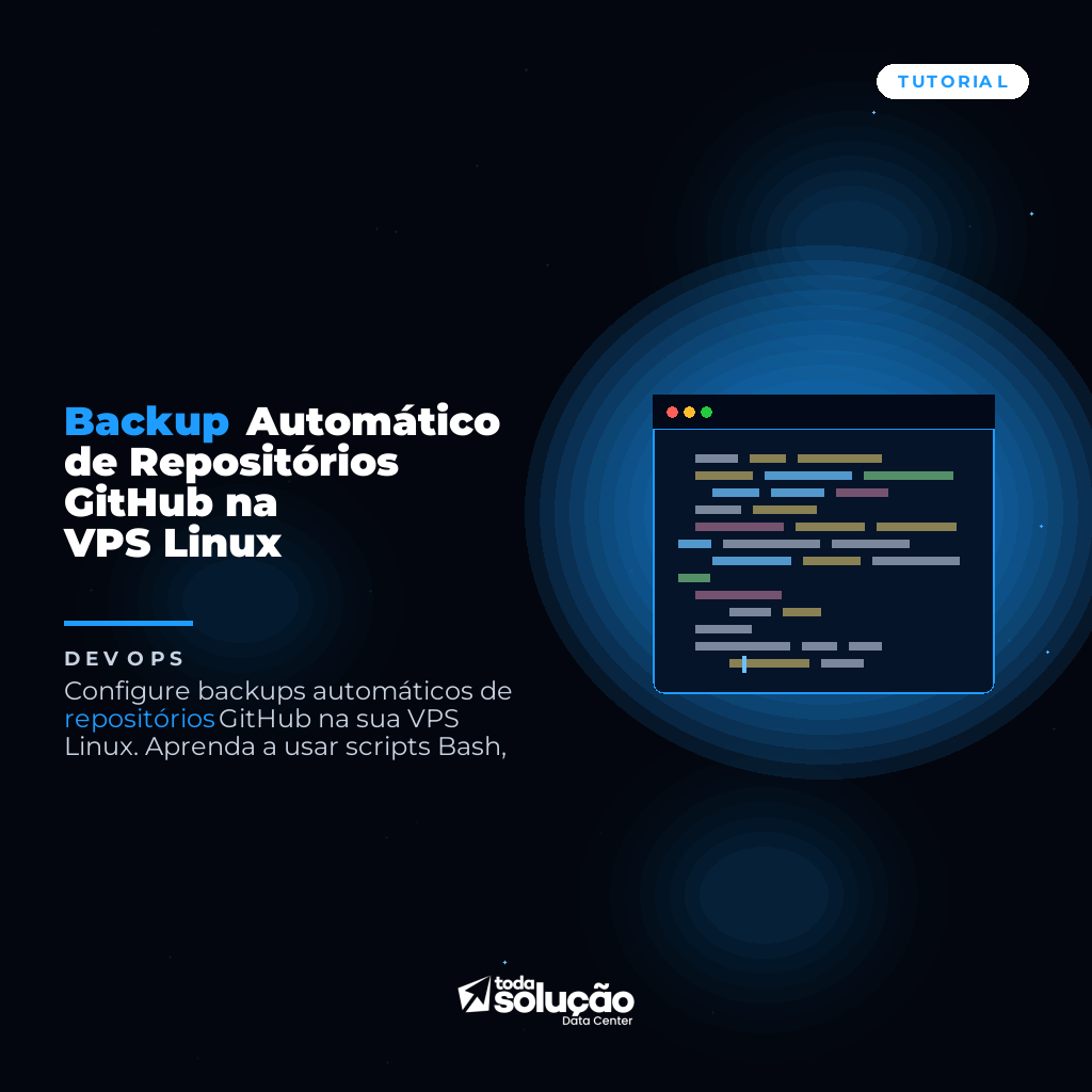 Backup Automático de Repositórios GitHub na VPS Linux